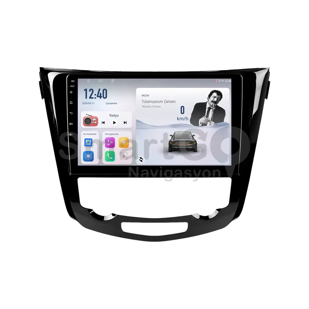 Nissan X-Trail Android Multimedya Sistemi (2014-2021) - Qashqai Dijital 10 İnç