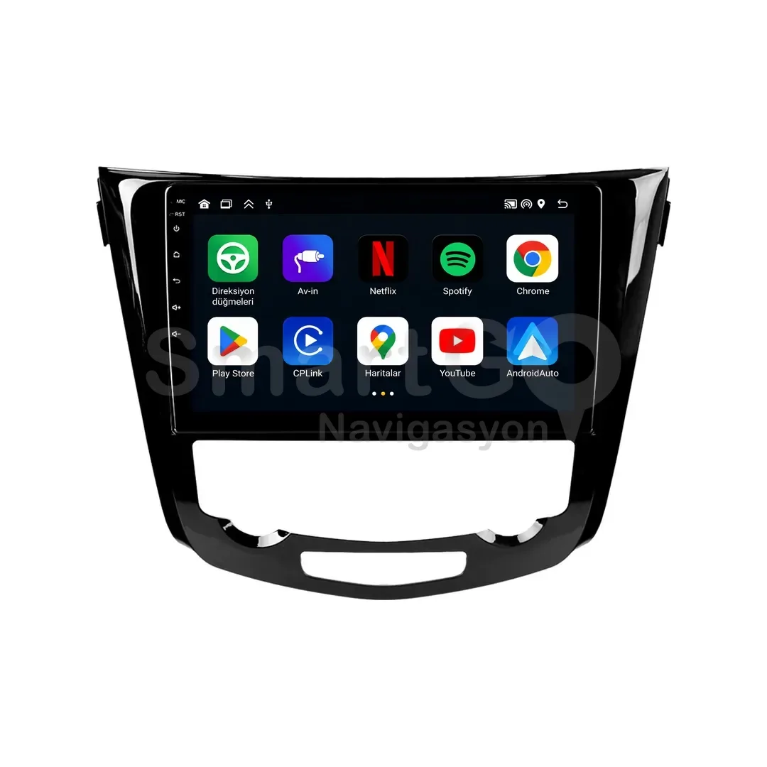 Nissan Qashqai Android Multimedya Sistemi (2014-2020) - Dijital 10 İnç