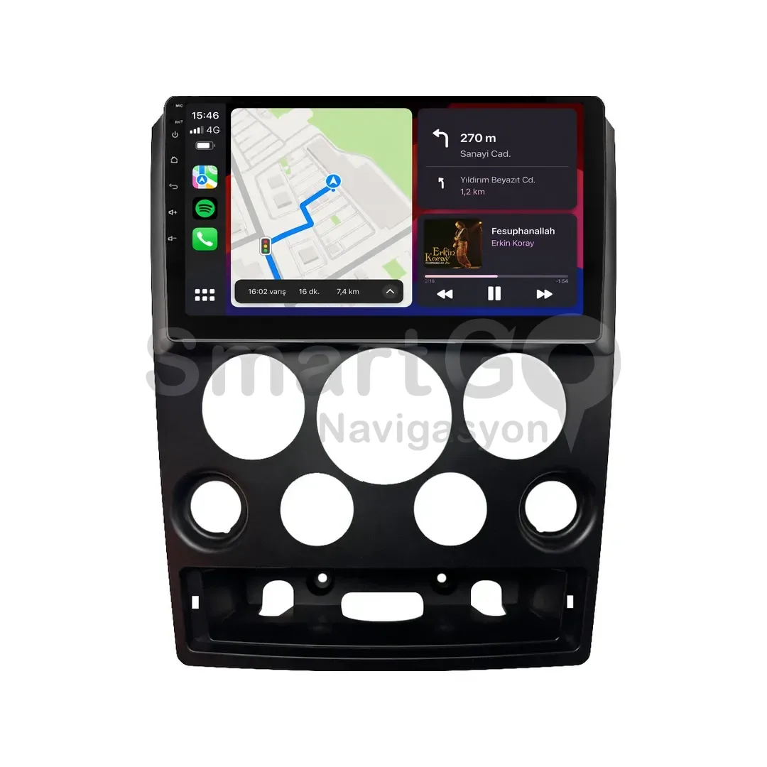 Ford Tourneo Connect Android Multimedya Sistemi (2002-2009) - 9 İnç