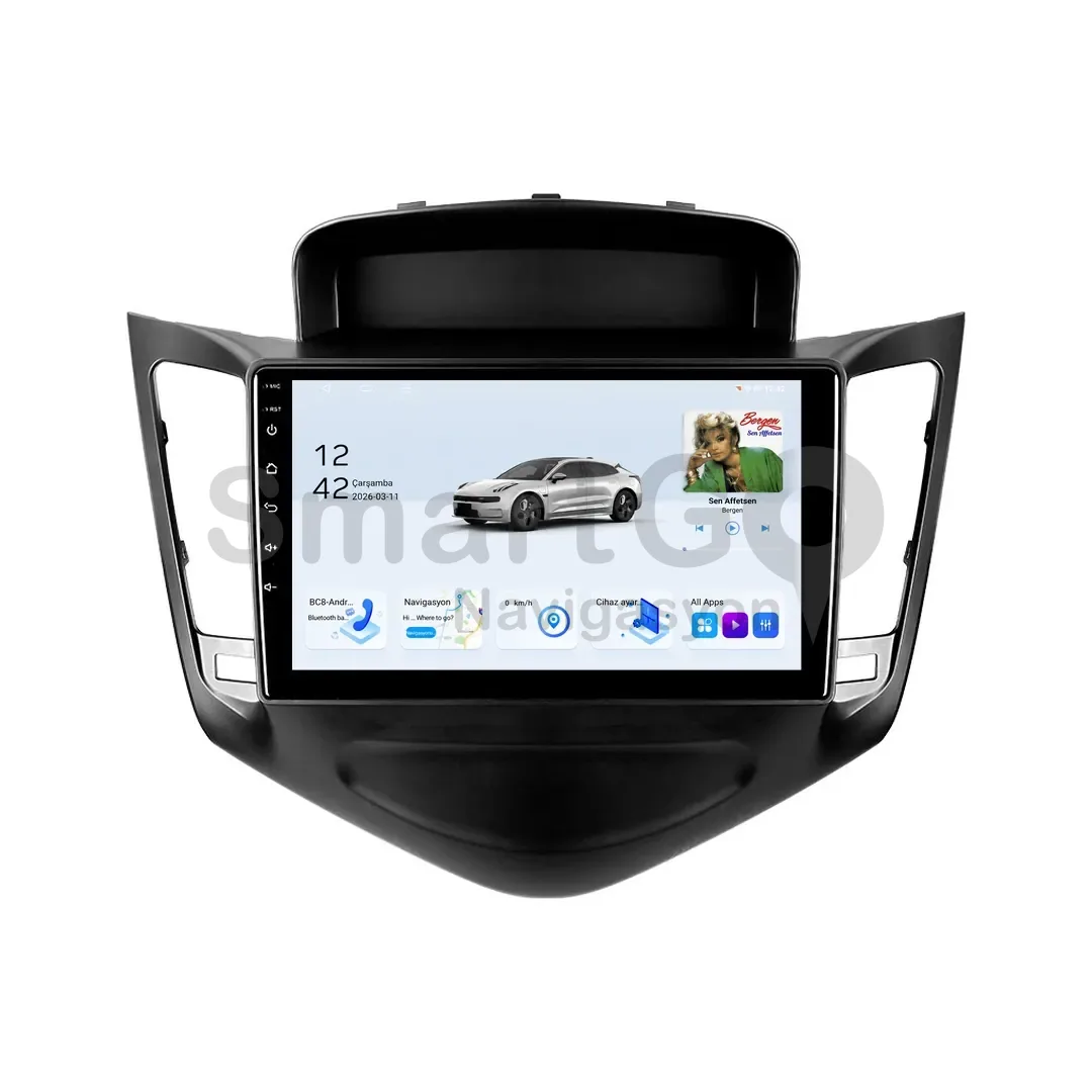 Chevrolet Cruze Android Siyah Multimedya Sistemi (2009-2012) - 9 İnç