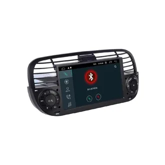 Fiat 500C OEM 7.0 İnç Android Multimedya 4+64 GB - Siyah Çerçeve