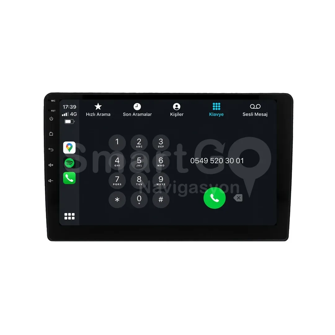 Citroen C5 Android Multimedya Sistemi (2008-2015) - 10 İnç