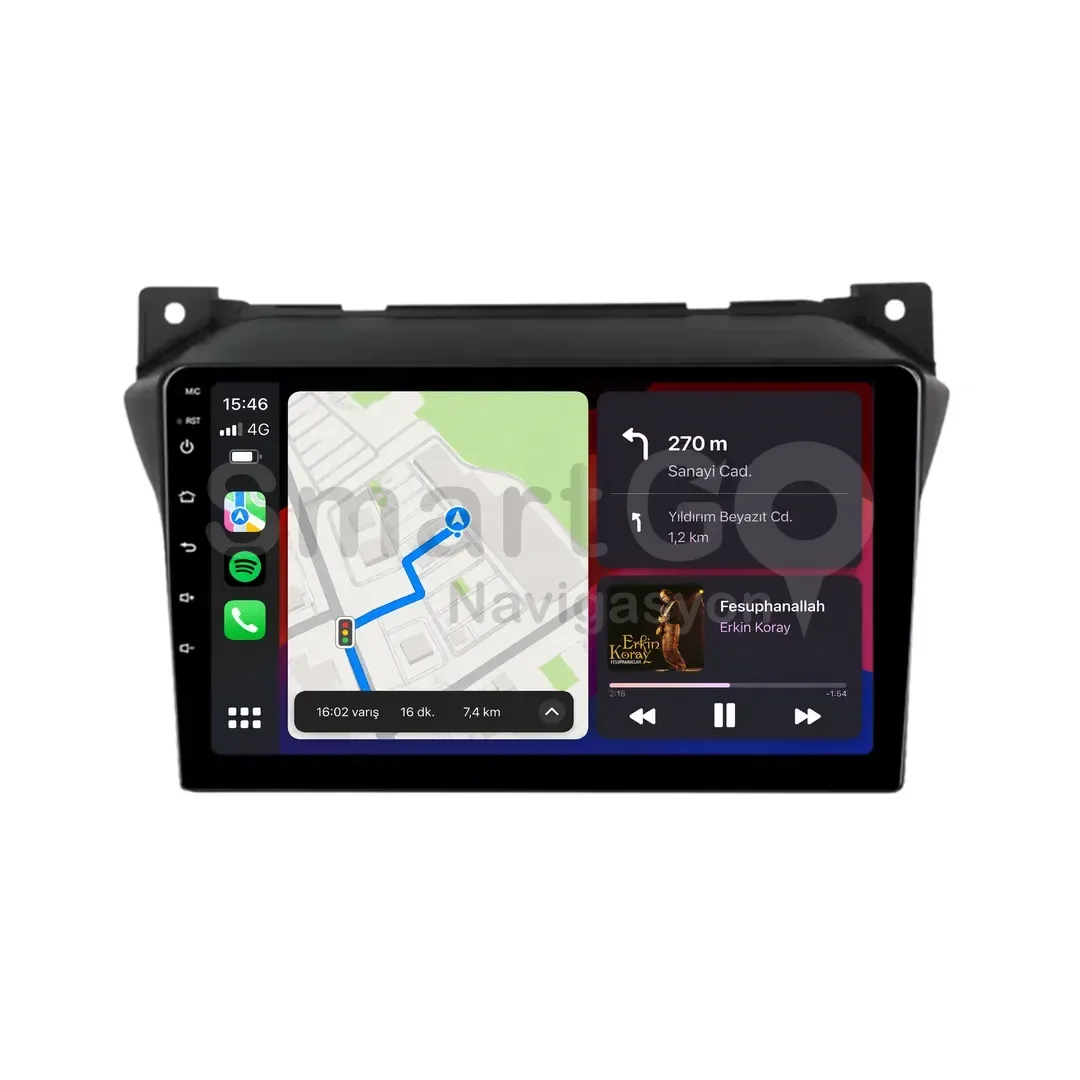 Suzuki Alto Android Multimedya Sistemi (2010-2011) - 9 İnç