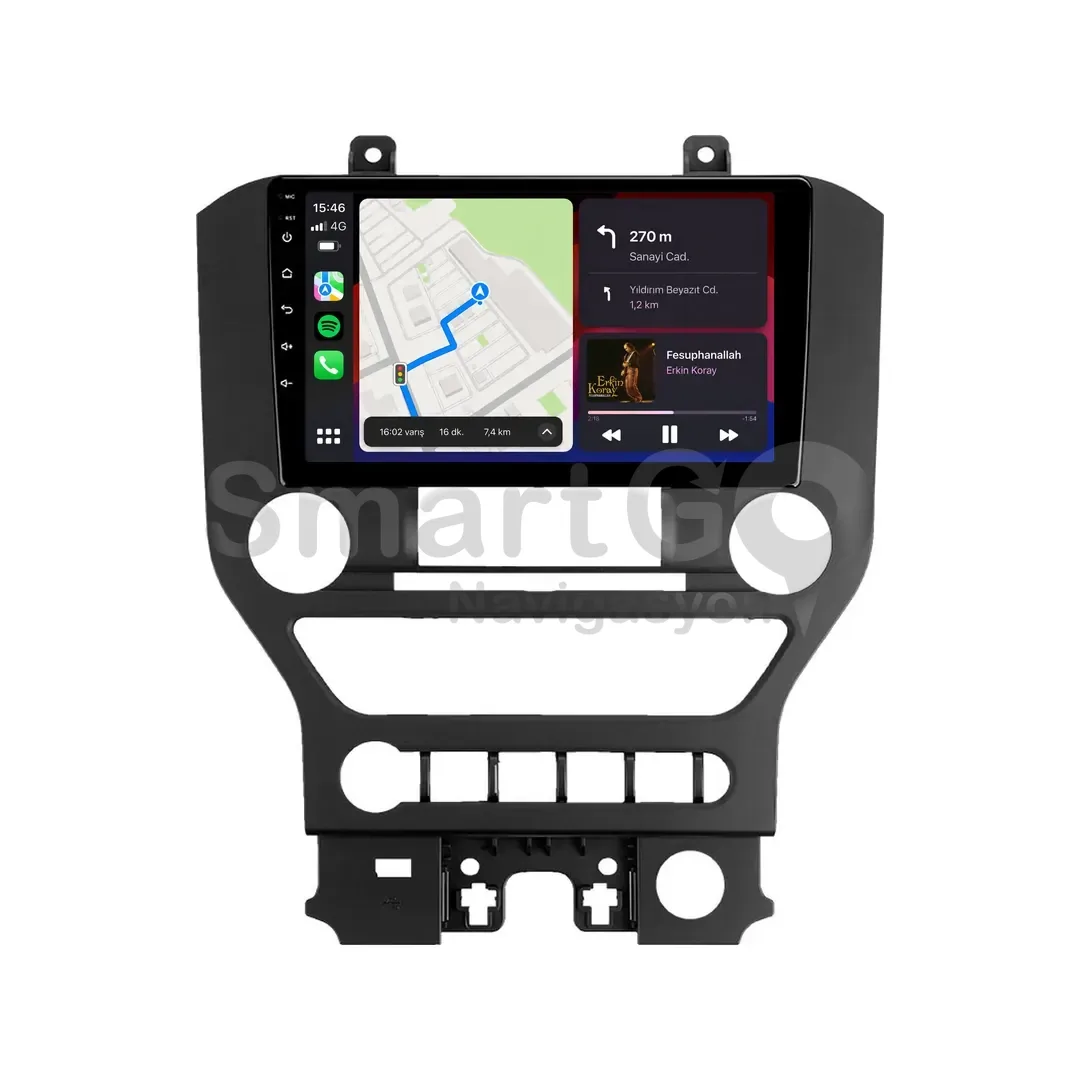 Ford Mustang Android Multimedya Sistemi (2015-2021) - 9 İnç