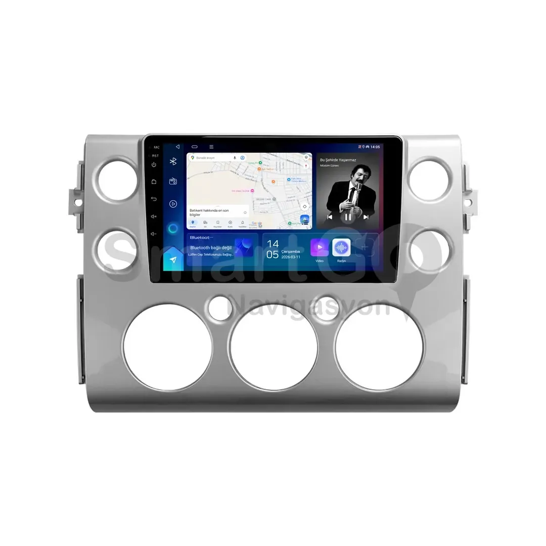 Toyota FJ Cruiser Android Multimedya Sistemi (2007-2013) - 9 İnç