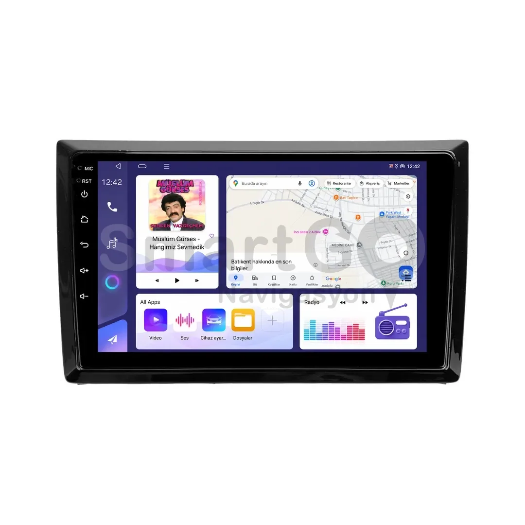 Volkswagen Beetle Android Multimedya Sistemi (2012-2018) - 9 İnç