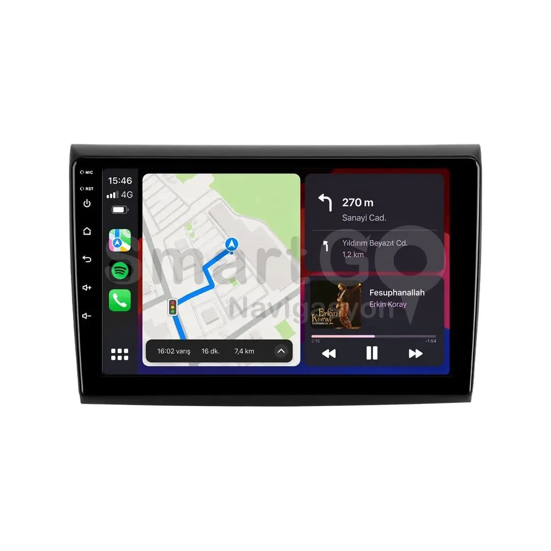 Fiat Bravo Android Multimedya Sistemi (2008-2013) - 9 İnç