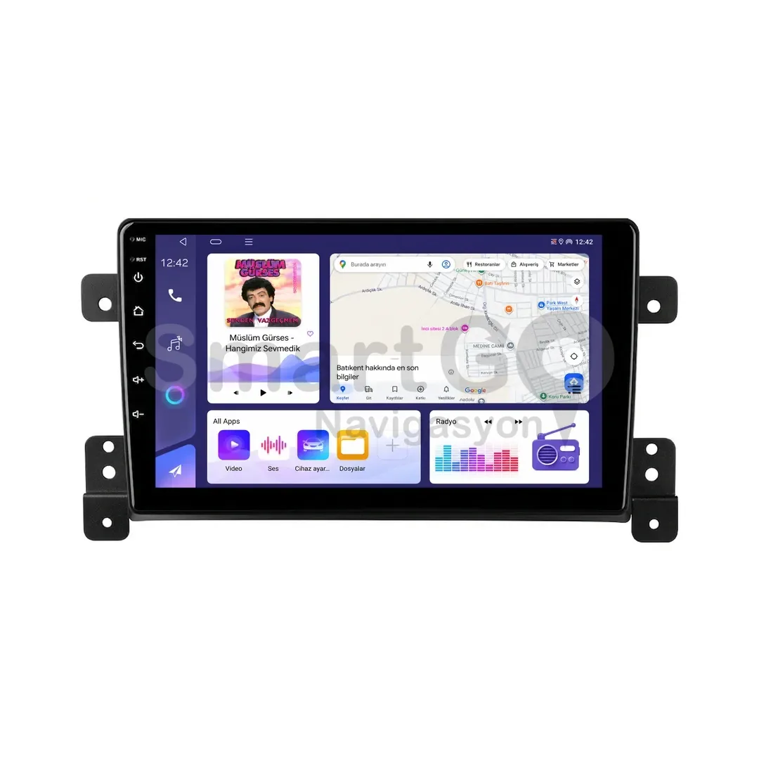 Suzuki Grand Vitara Android Multimedya Sistemi (2006-2012) - 9 İnç