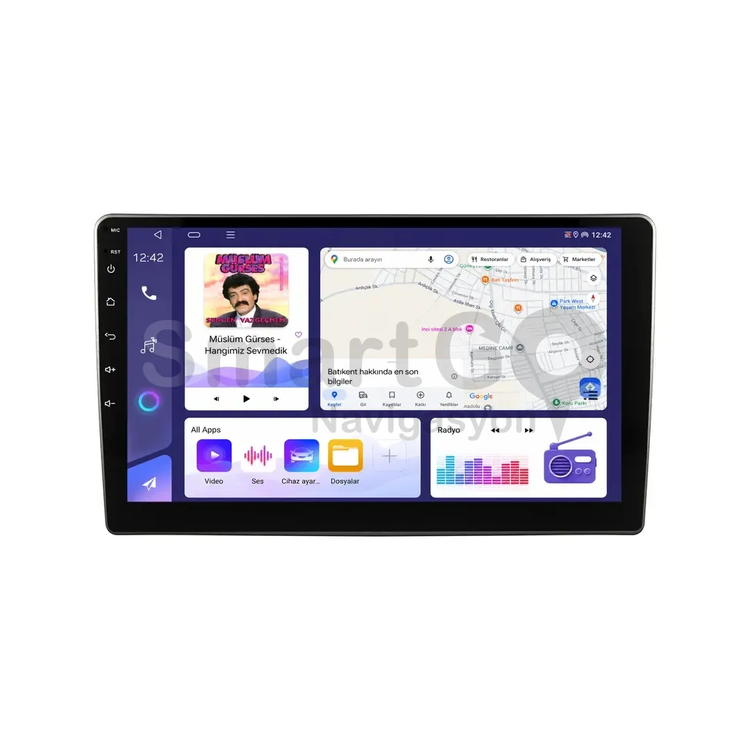 Alfa Romeo Mito Android Multimedya Sistemi (2009-2013) - 9 İnç