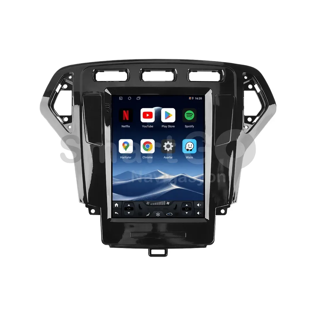 Ford Mondeo Android Siyah Tesla Multimedya Sistemi (2007-2010) - 9.7 İnç