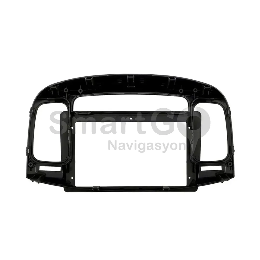 Hyundai Accent Era 9 İnç 2006-2012 Siyah Multimedya Çerçevesi
