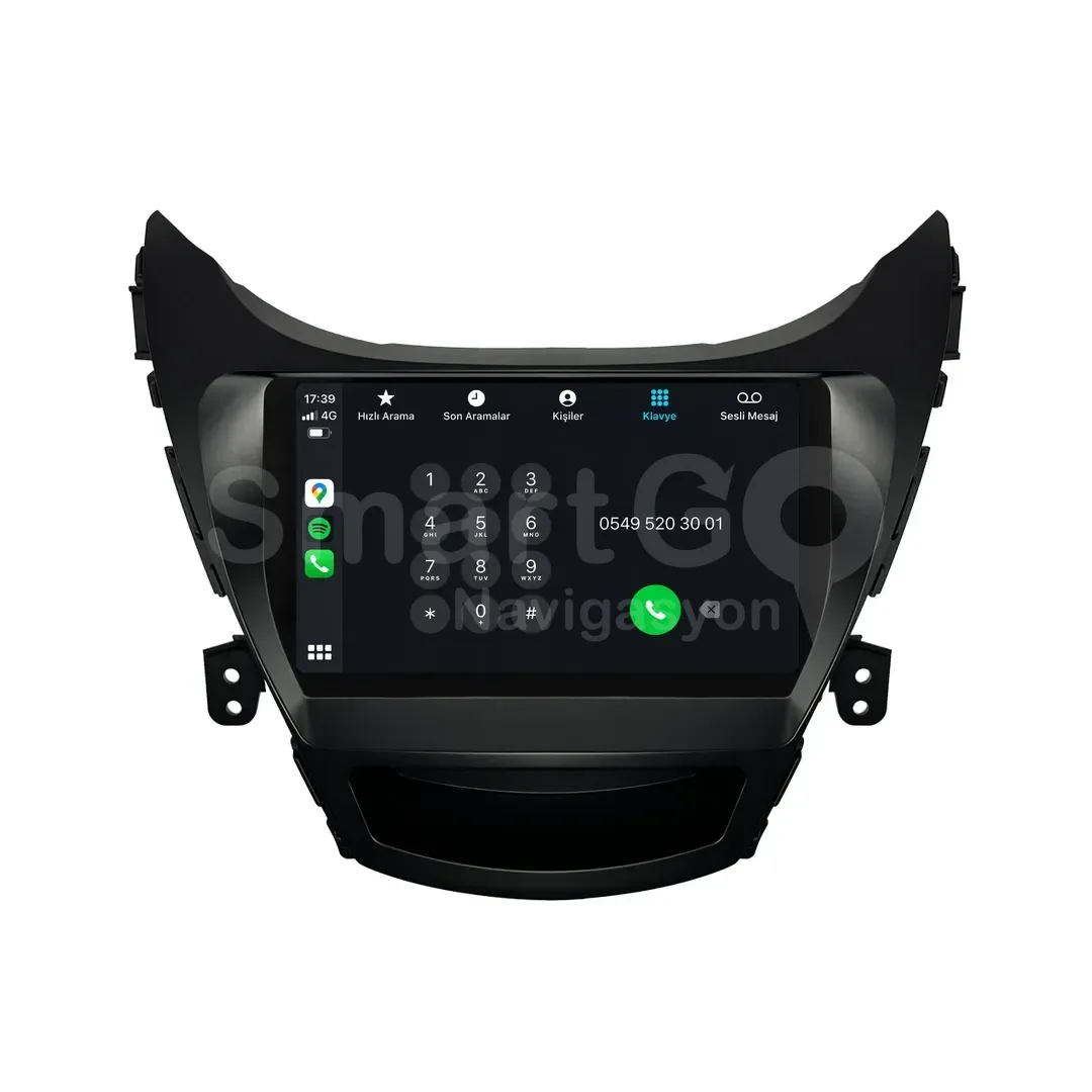 Hyundai Elantra Android Multimedya Sistemi (2011-2013) - 9 İnç