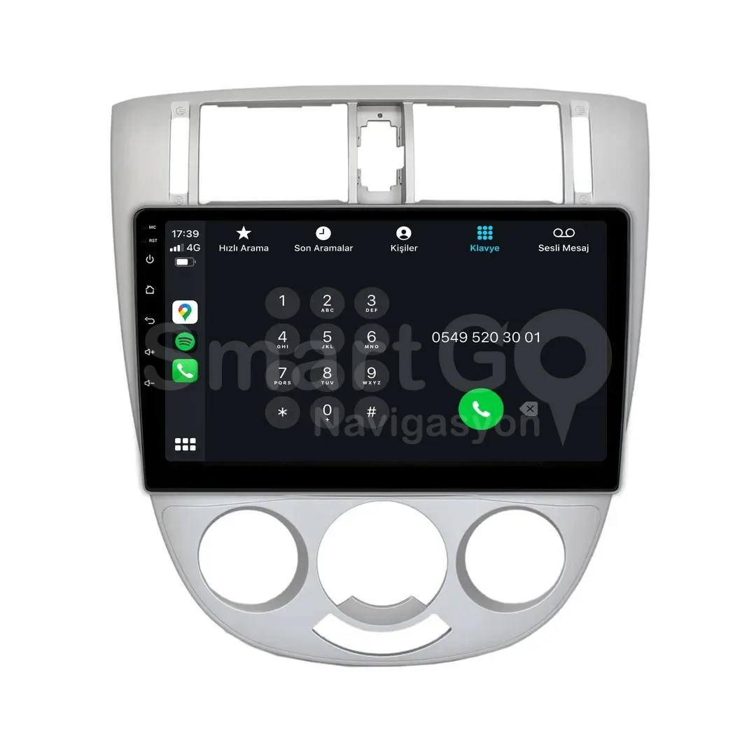 Chevrolet Lacetti Android Gri Multimedya Sistemi (2004-2009) - 10 İnç