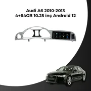 Audi A6 2010-2013 10.25 İnç 4/64 GB Android Multimedya
