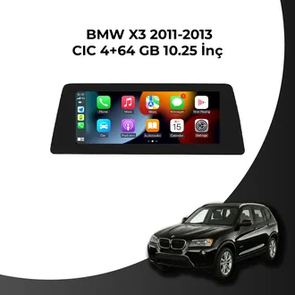 BMW X3 F25 2011-2013 OEM 10.25 İnç Android Multimedya