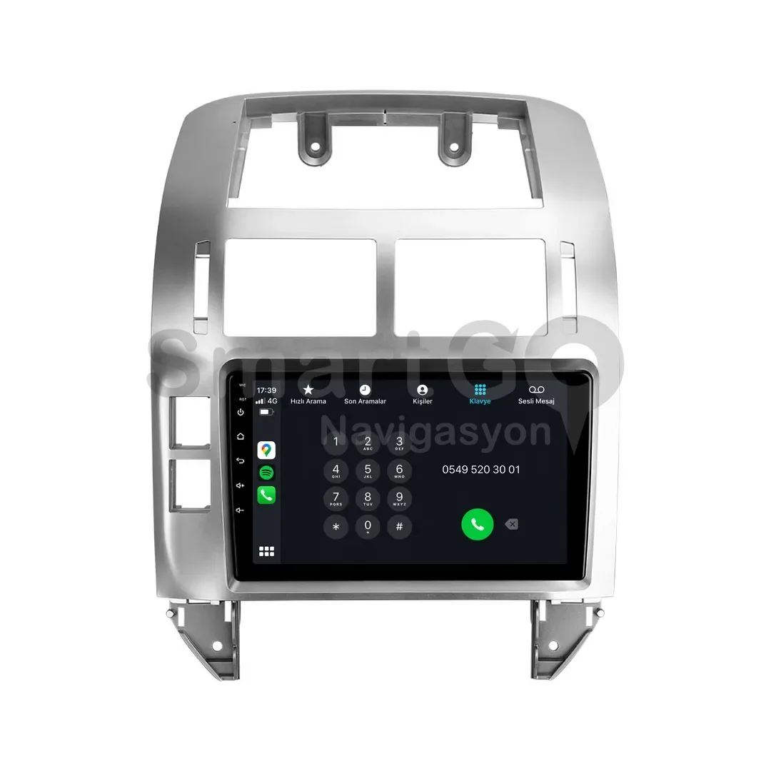 Volkswagen Polo Android Gri Multimedya Sistemi (2003-2009) - 9 İnç