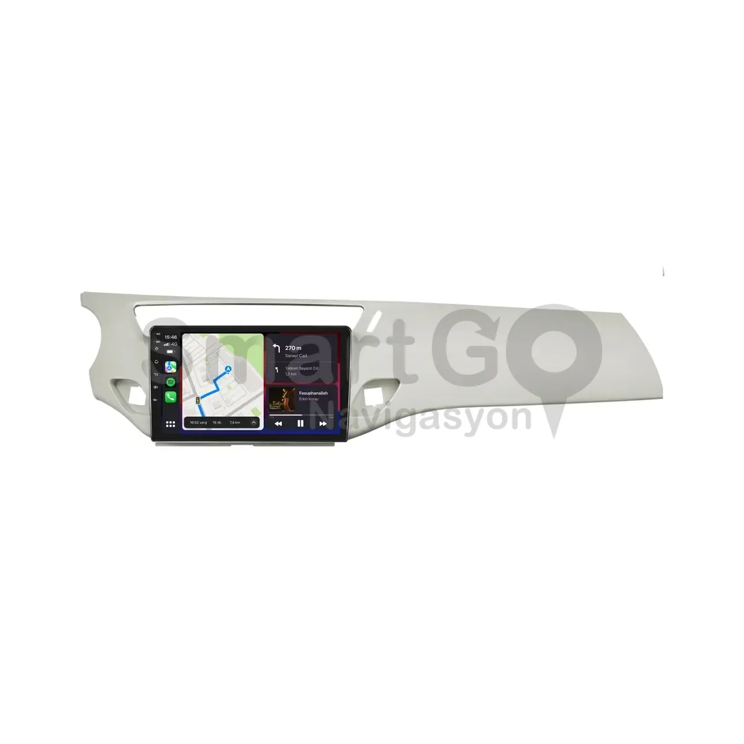 Citroen C3 Android Multimedya Sistemi (2010-2015) - 9 İnç Beyaz