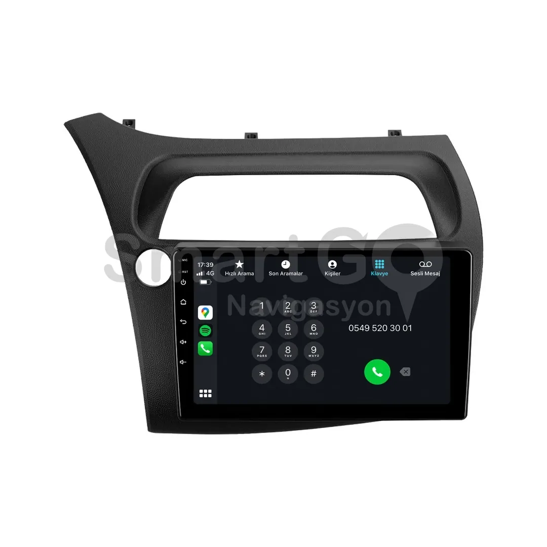Honda Civic Android Multimedya Sistemi (2006-2012) - 9 İnç