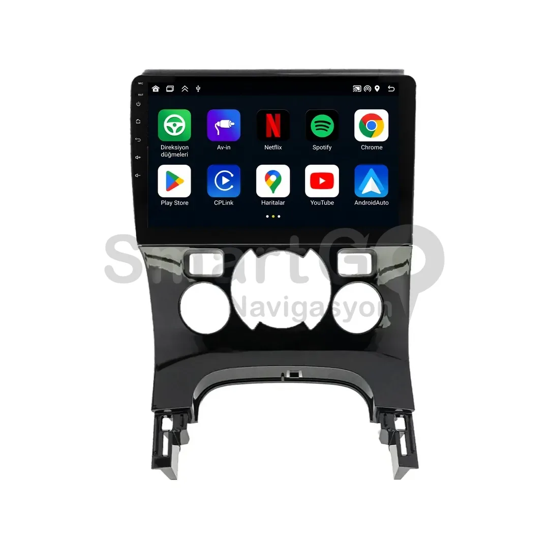 Peugeot 5008 Android Multimedya Sistemi (2010-2016) - 3008 Dijital 9 İnç