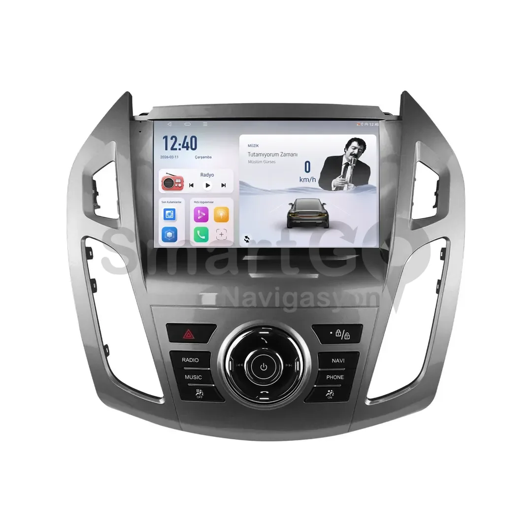 Ford Tourneo Connect Android Multimedya Sistemi (2014-2018) - 9 İnç
