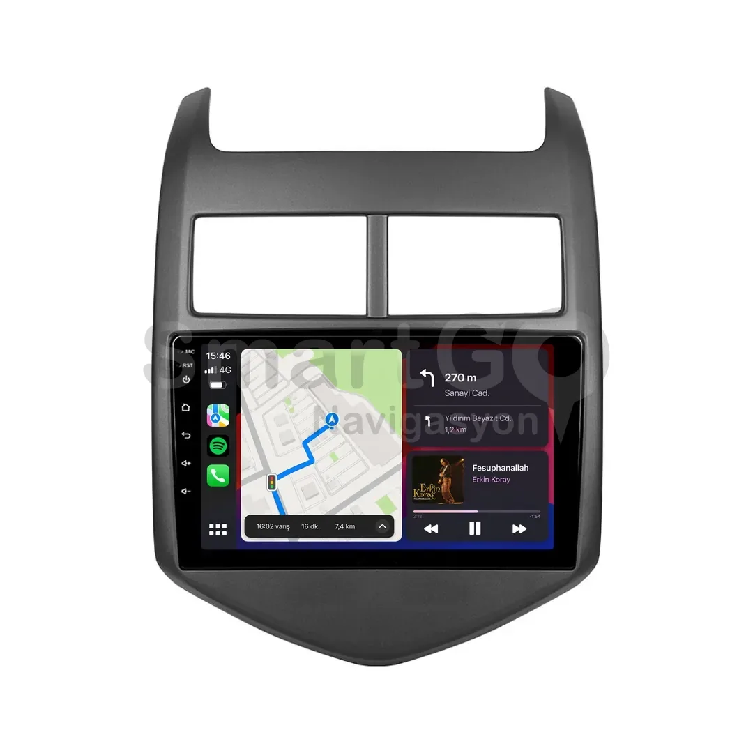 Chevrolet Aveo Android Multimedya Sistemi (2011-2013) - 9 İnç
