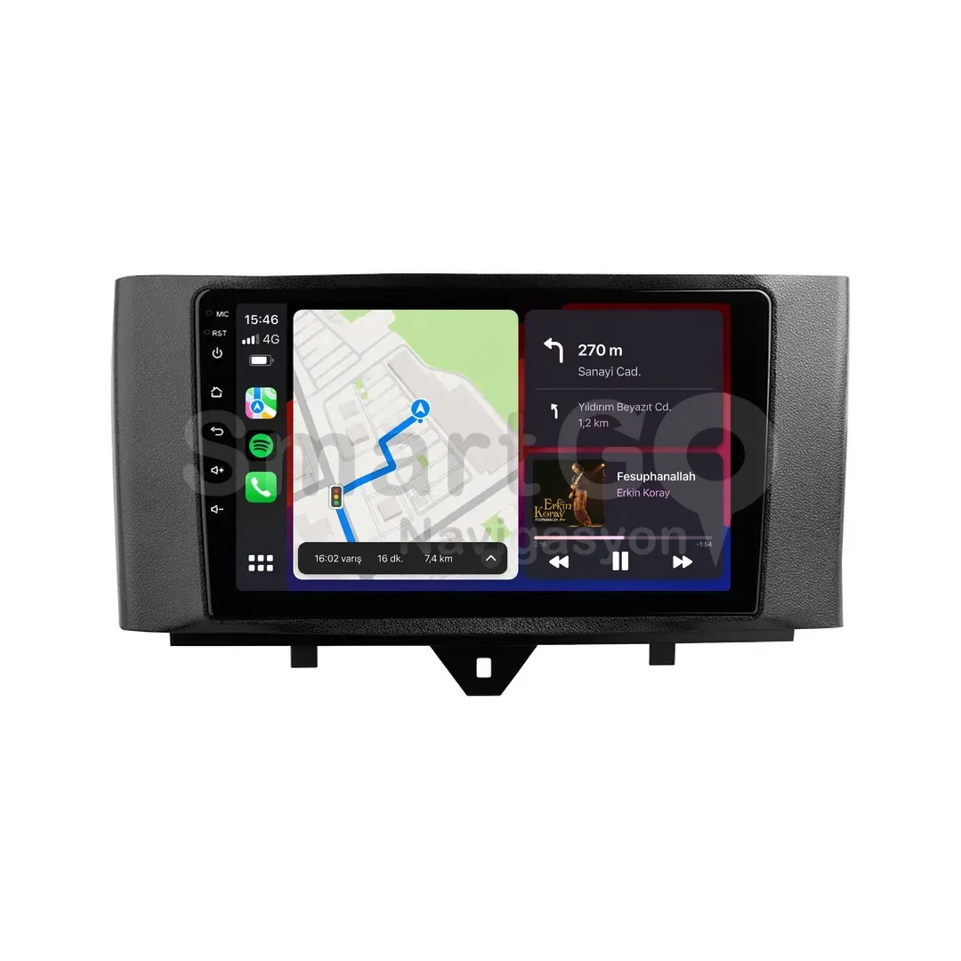 Smart Fortwo Android Multimedya Sistemi (2011-2015) - 9 İnç