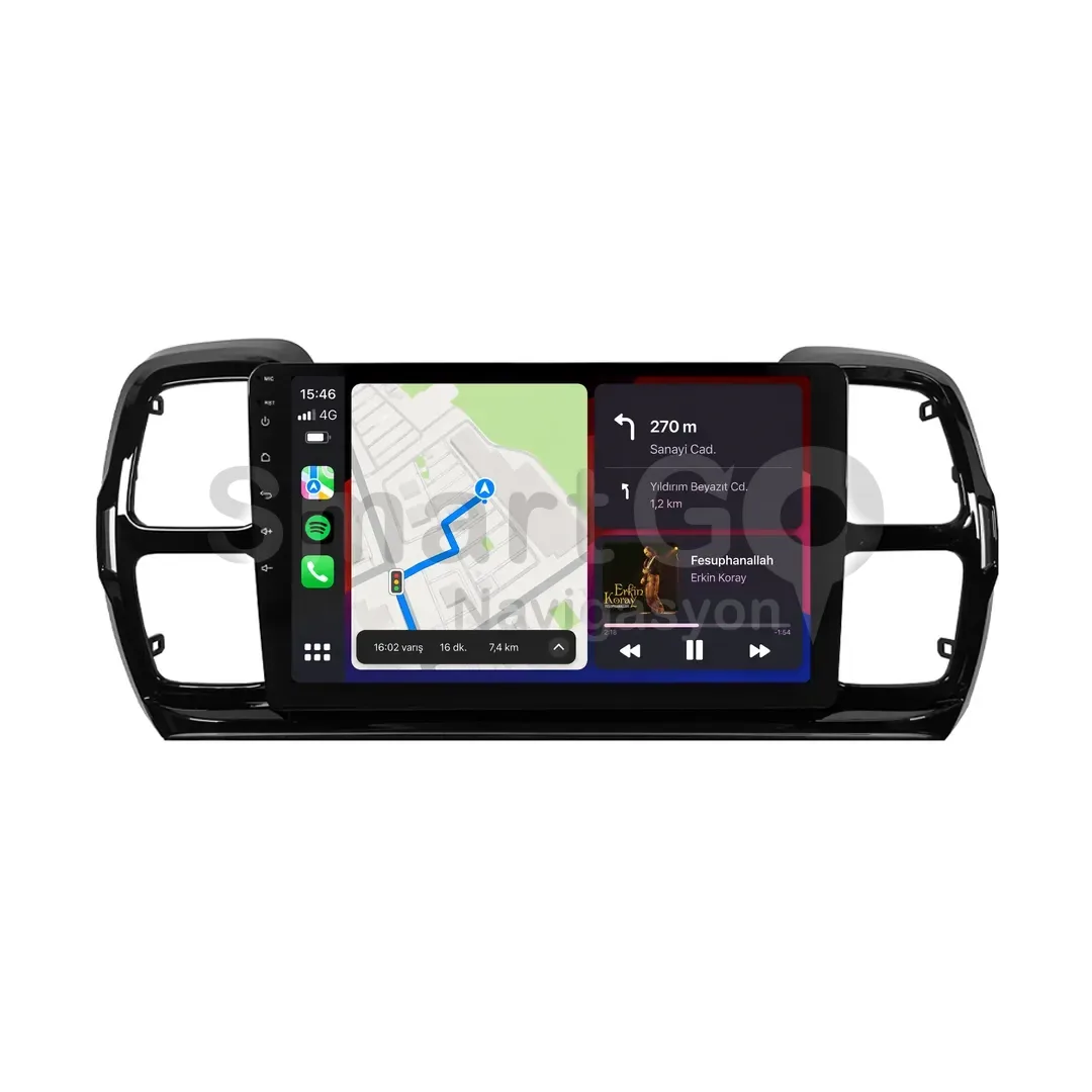 Citroen C5 Aircross Android Multimedya Sistemi (2019-2022) - 9 İnç