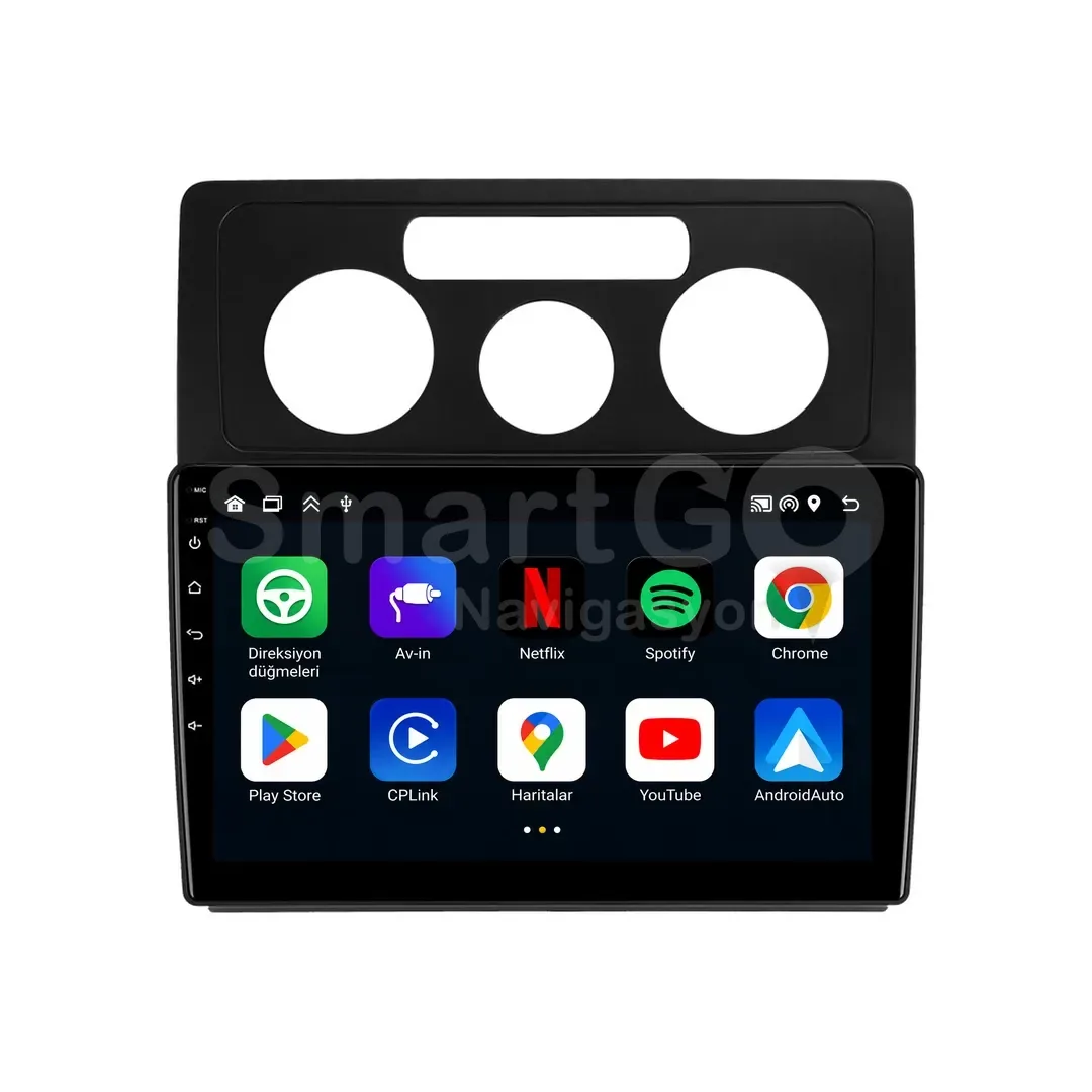 Volkswagen Caddy Android Multimedya Sistemi (2004-2010) - Manuel 10 İnç