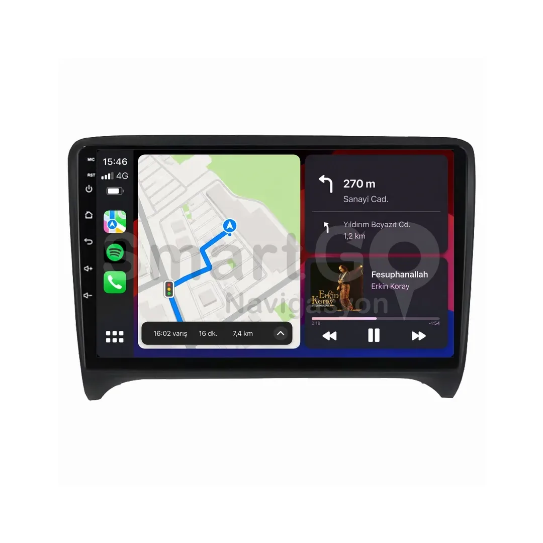 Audi TT Android Multimedya Sistemi (2007-2013) - 9 İnç
