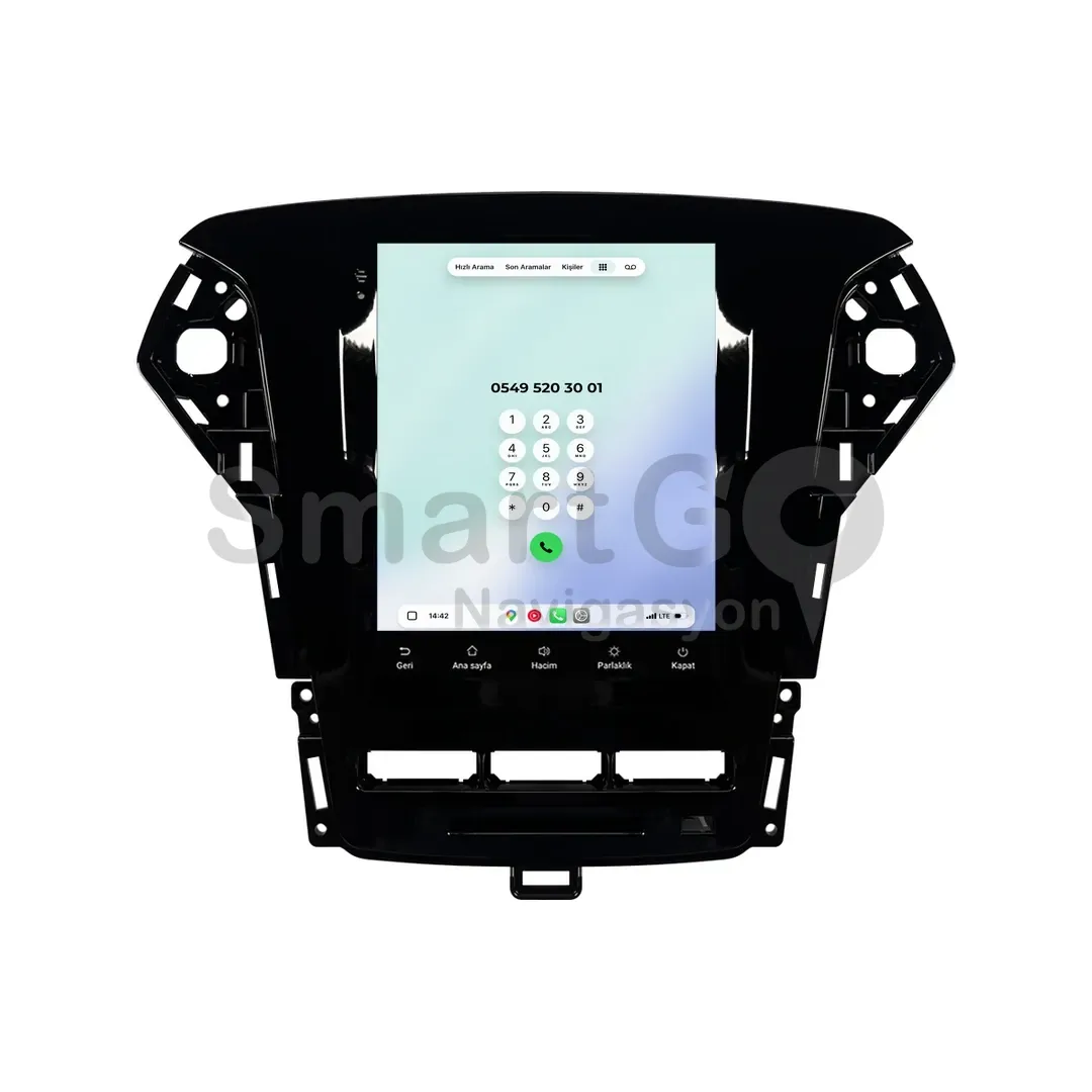Ford Mondeo Android Tesla Multimedya Sistemi (2011-2014) - 9.7 İnç
