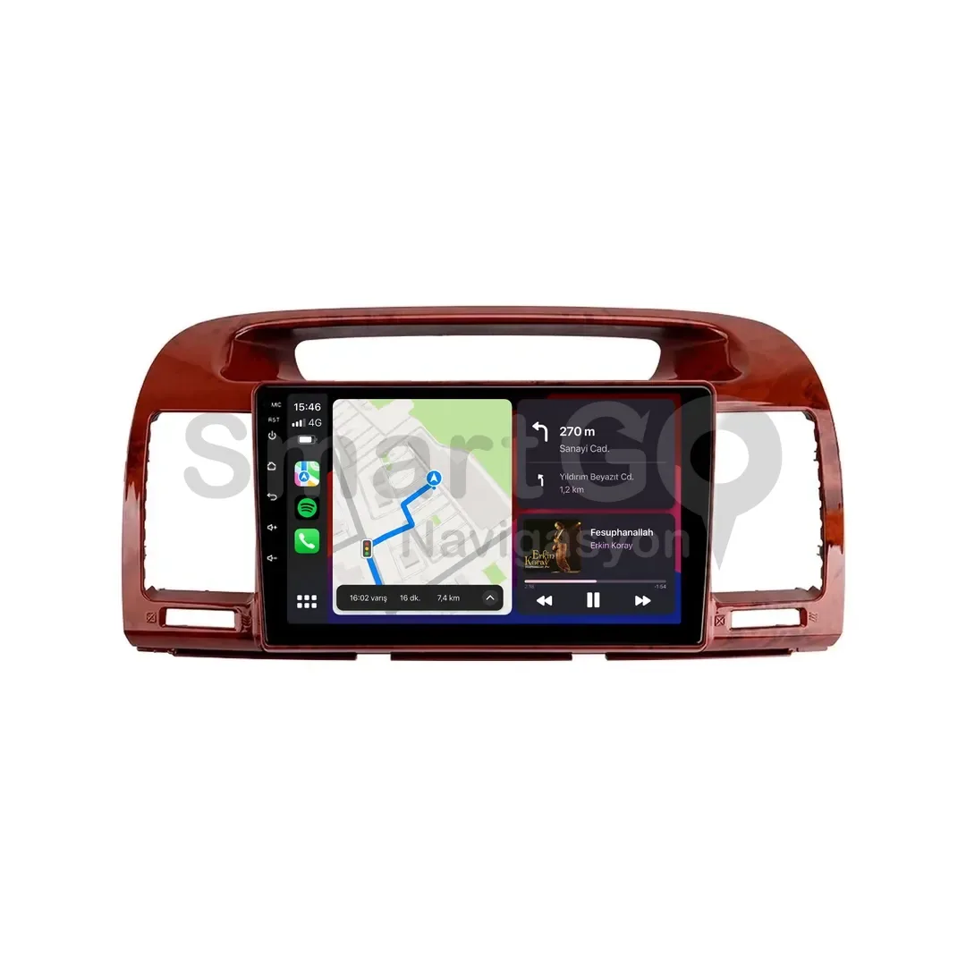 Toyota Camry Android Multimedya Sistemi (2002-2006) - 9 İnç