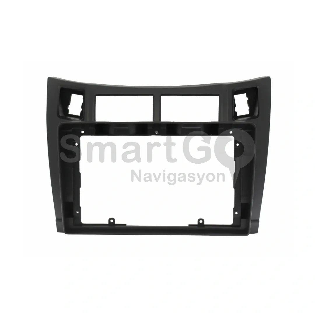 Toyota Yaris 9 İnç 2007-2011 Siyah Multimedya Çerçevesi