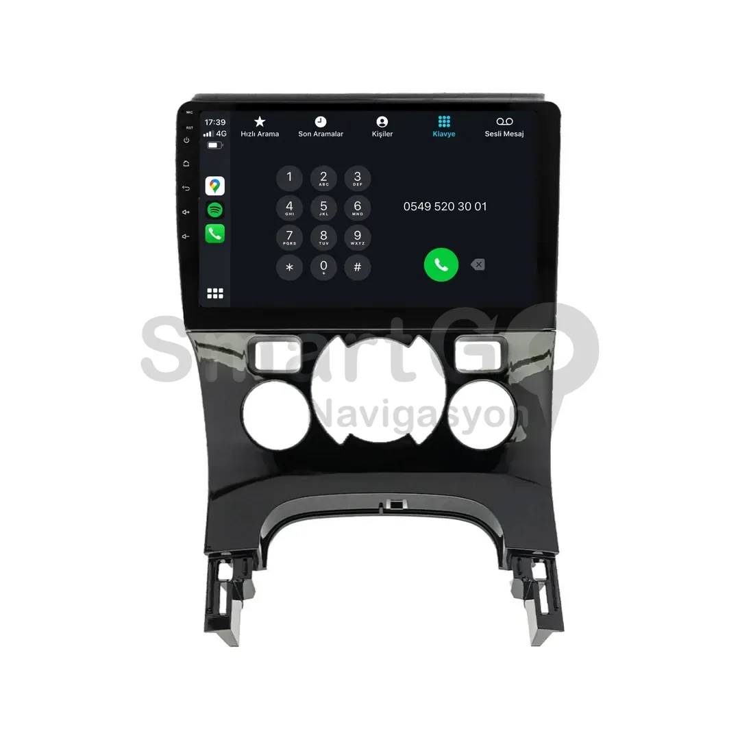 Peugeot 5008 Android Multimedya Sistemi (2010-2016) - 3008 Dijital 9 İnç