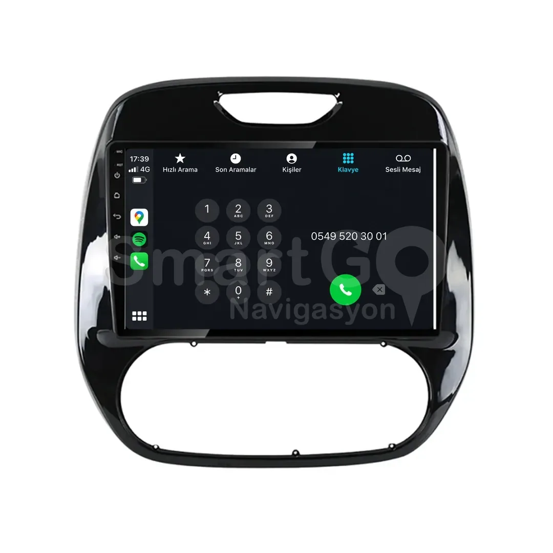 Renault Captur Android Multimedya Sistemi (2013-2019) - 9 İnç
