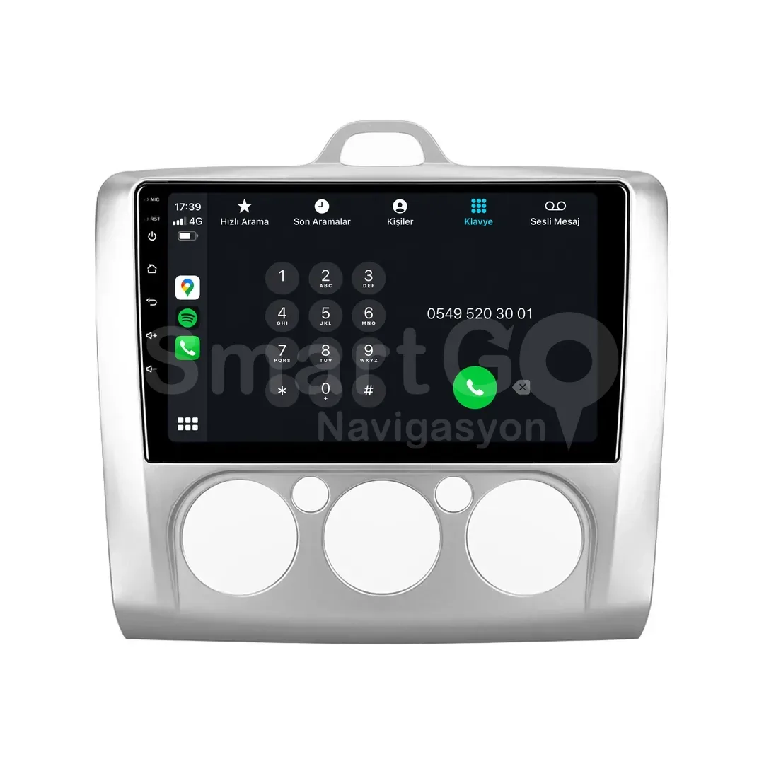Ford Focus Android Multimedya Sistemi (2006-2011) - Manuel 9 İnç