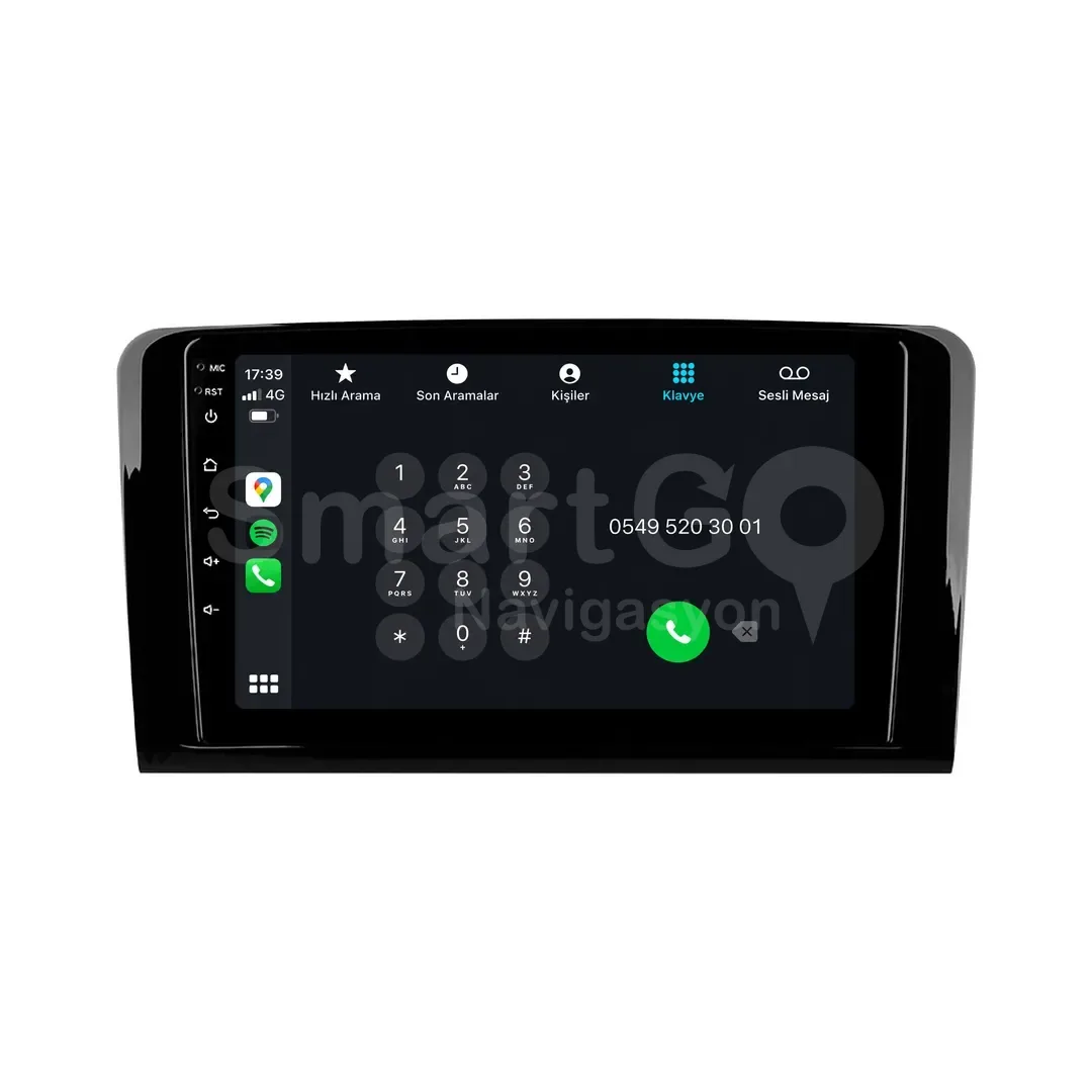Mercedes ML Android Multimedya Sistemi (2005-2011) - GL 9 İnç
