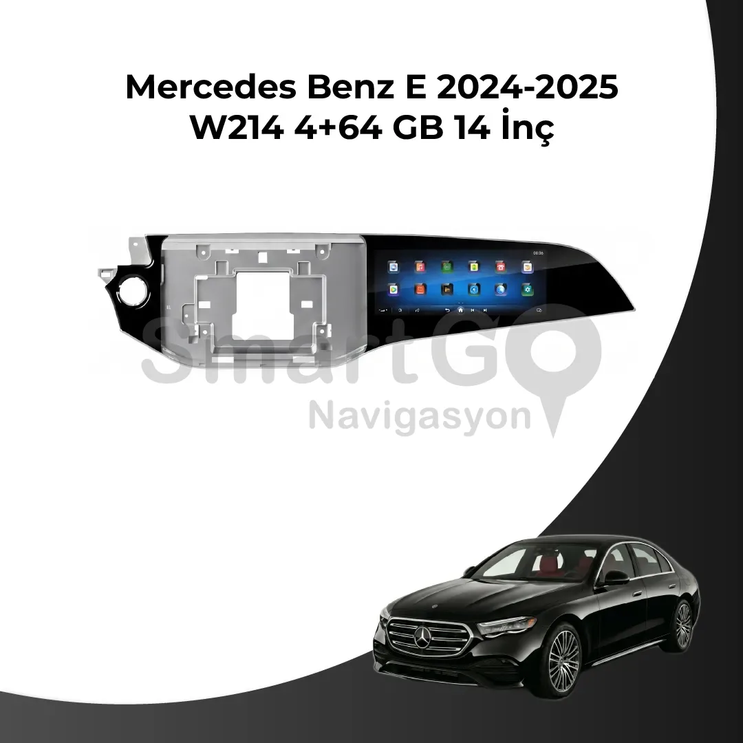 Mercedes Benz E W214 2024-2025 OEM 14 İnç Android Multimedya