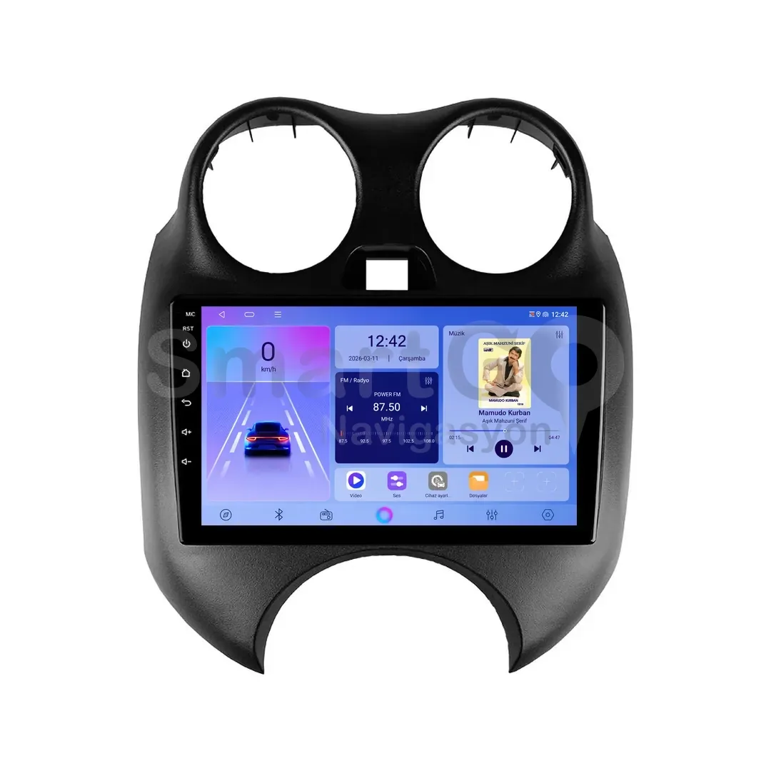 Nissan Micra Android Multimedya Sistemi (2011-2013) - 9 İnç