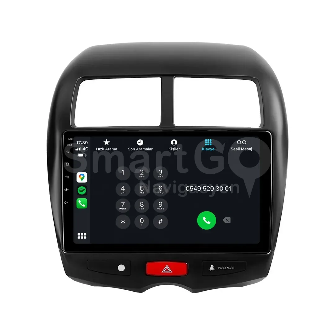 Mitsubishi ASX Android Multimedya Sistemi (2010-2019) - 10 İnç