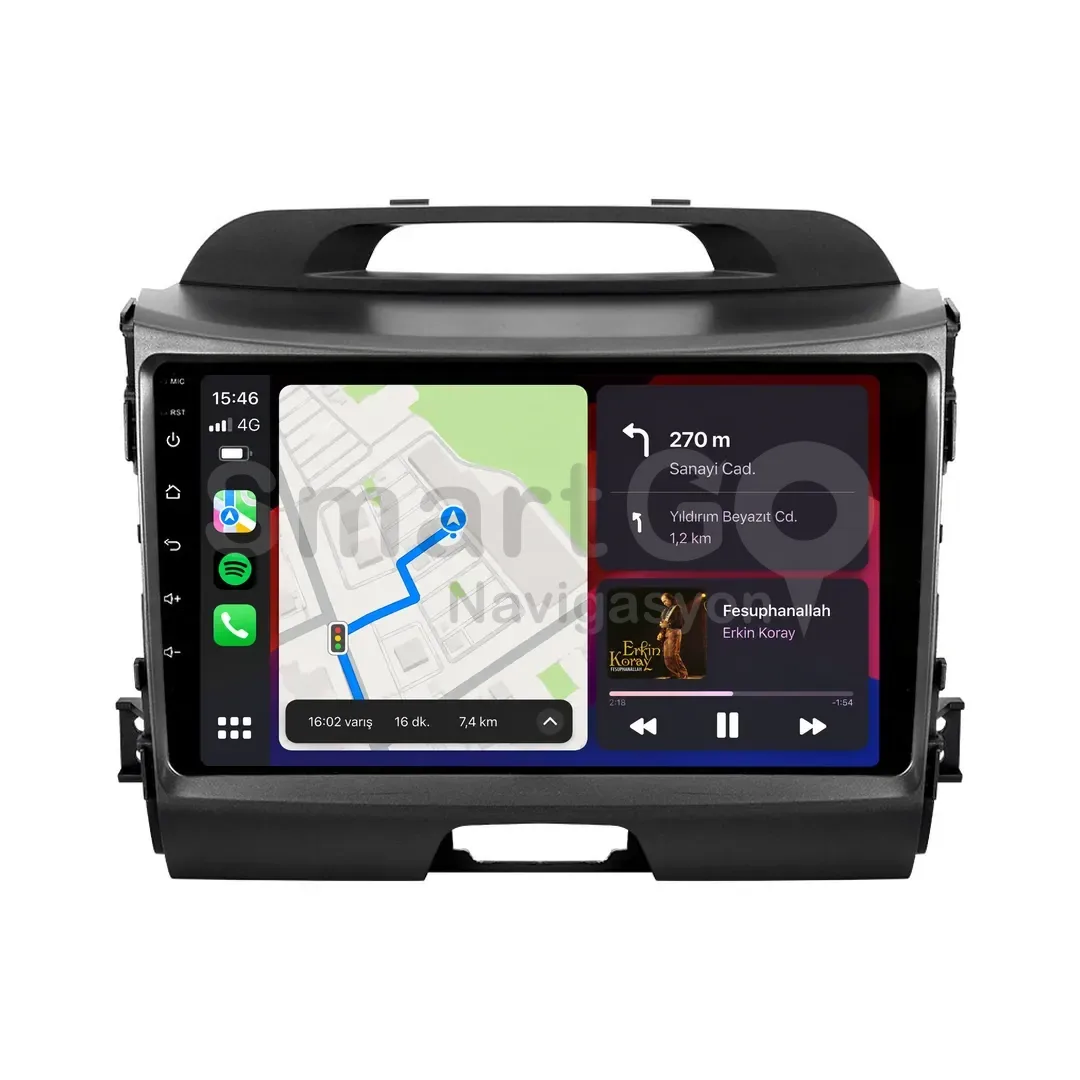 Kia Sportage Android Multimedya Sistemi (2011-2015) - 9 İnç