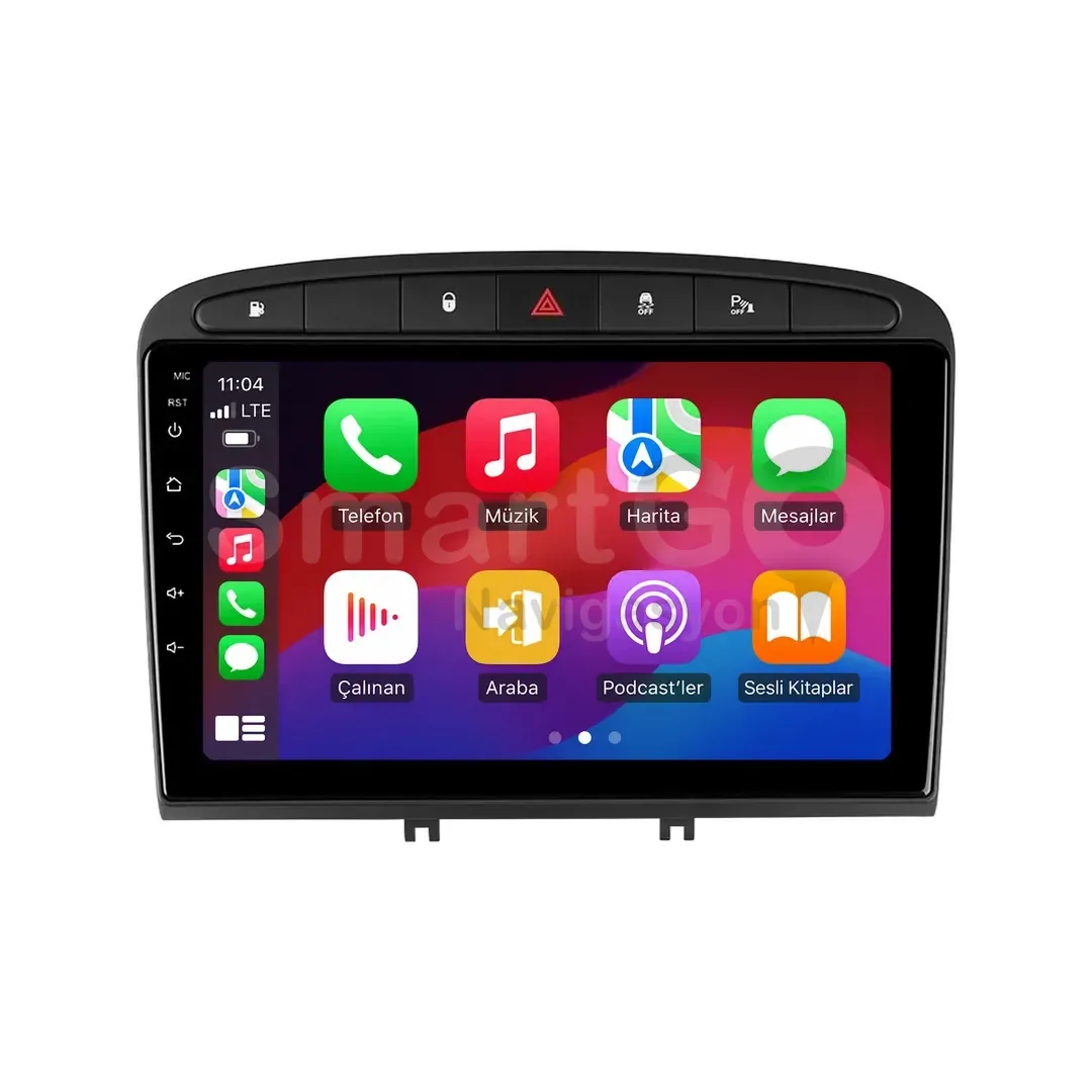 Peugeot 308 Android Multimedya Sistemi (2008-2013) - 9 İnç