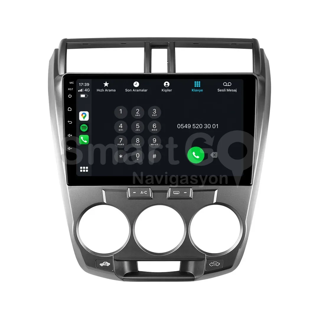 Honda City Android Multimedya Sistemi (2009-2012) - Manuel 10 İnç