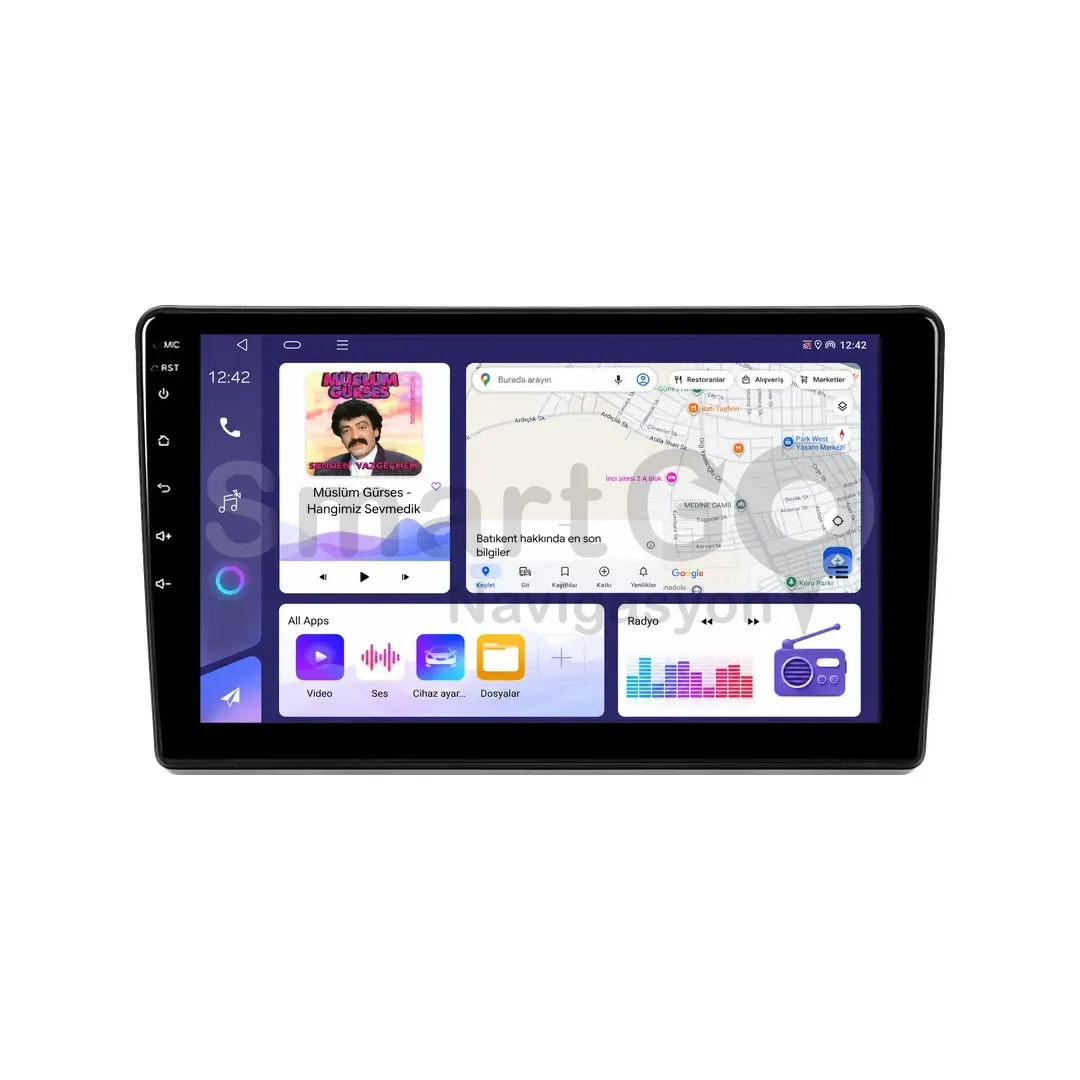 Ford Transit Connect Android Multimedya Sistemi (2009-2013) - Galaxy 9 İnç