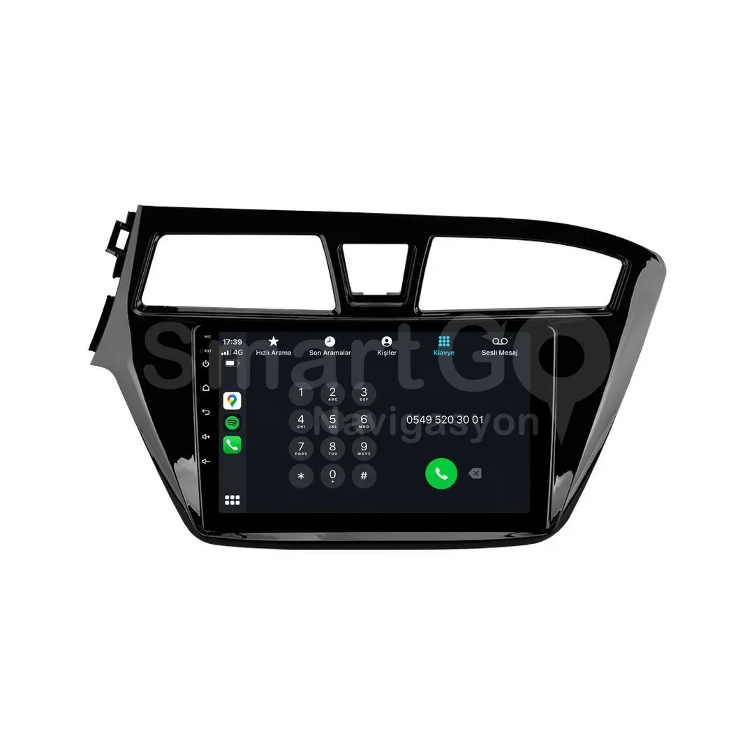 Hyundai i20 Android Multimedya Sistemi (2014-2018) - 9 İnç
