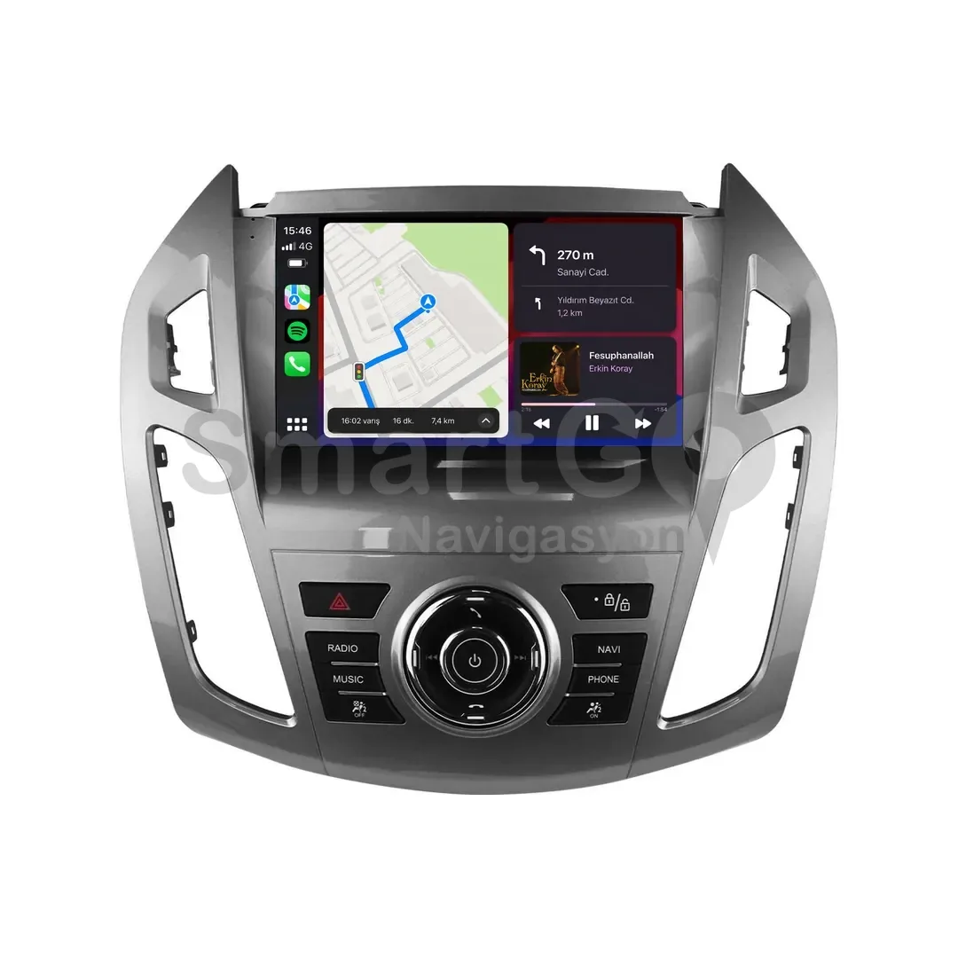 Ford Tourneo Connect Android Multimedya Sistemi (2014-2018) - 9 İnç