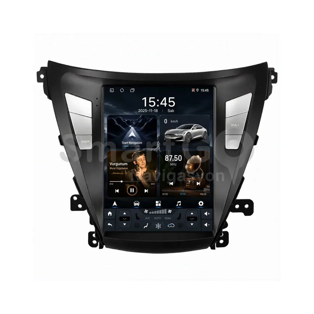 Hyundai Elantra Android Tesla Multimedya Sistemi (2014-2015) - 9.7 İnç