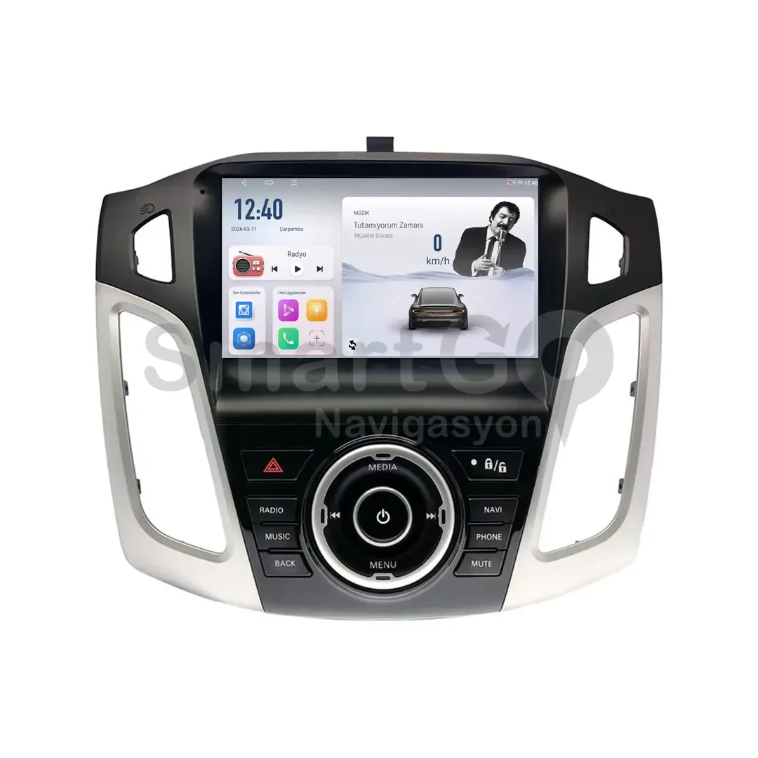 Ford Focus Android Multimedya Sistemi (2011-2018) - 9 İnç