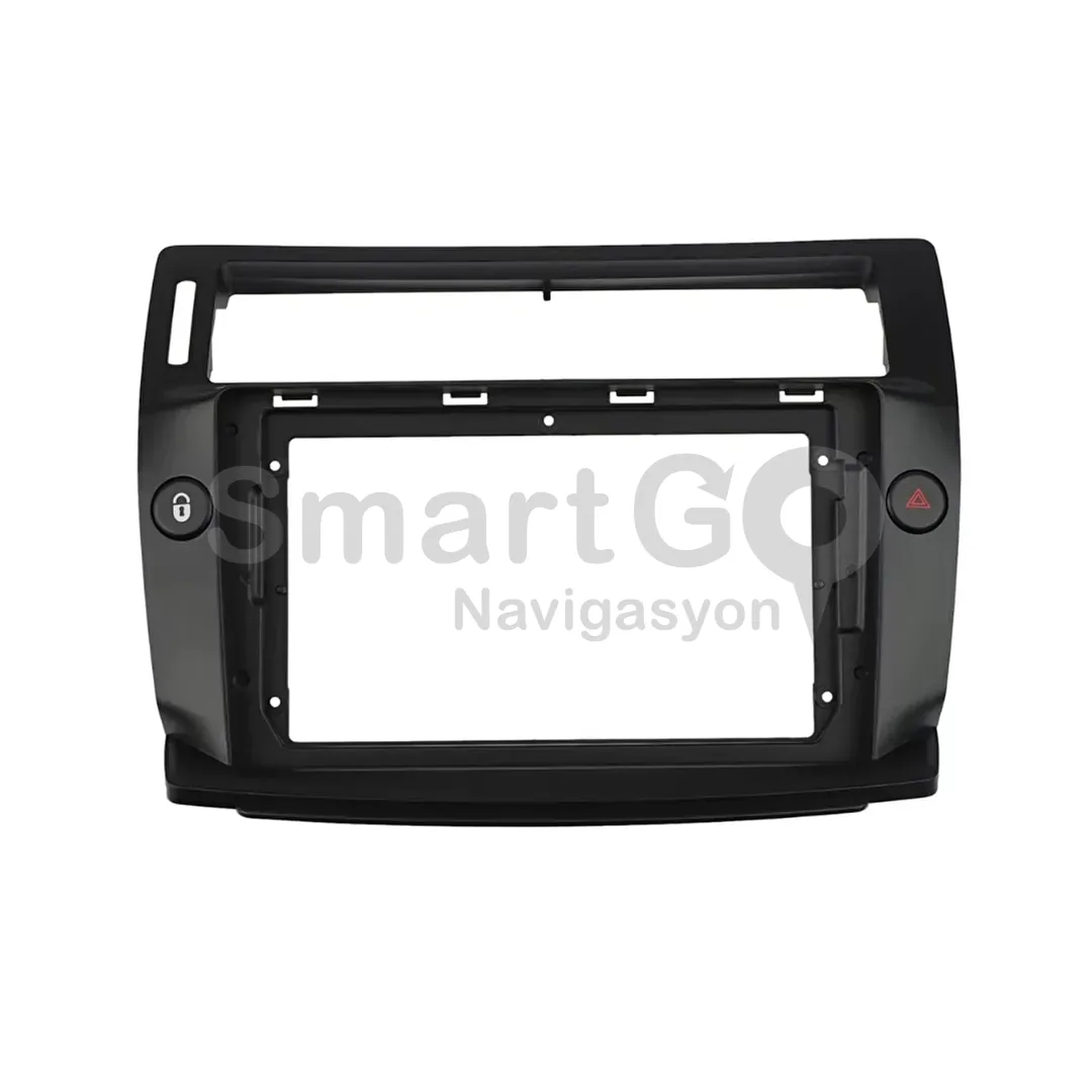 Citroen C4 9 İnç 2005-2011 Siyah Multimedya Çerçevesi