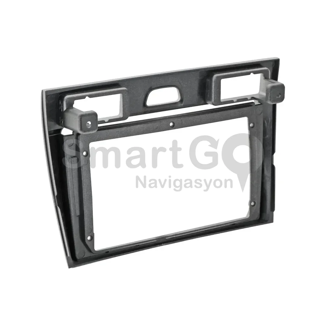 Ford Fiesta 9 İnç 2006-2009 Gri Multimedya Çerçevesi