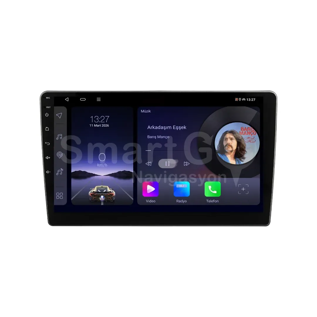 Peugeot 407 Android Multimedya Sistemi (2004-2011) - 9 İnç